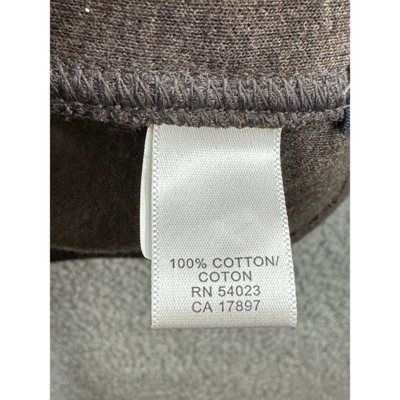 Banana Republic Long Sleeve Quarter Zip Sweater Brown Size Small - Picture 6 of 8